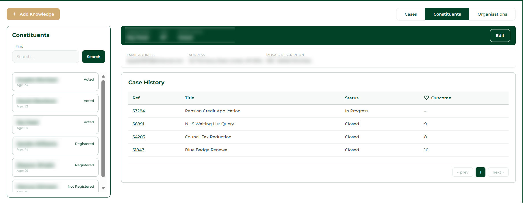 Incumbency.AI product preview